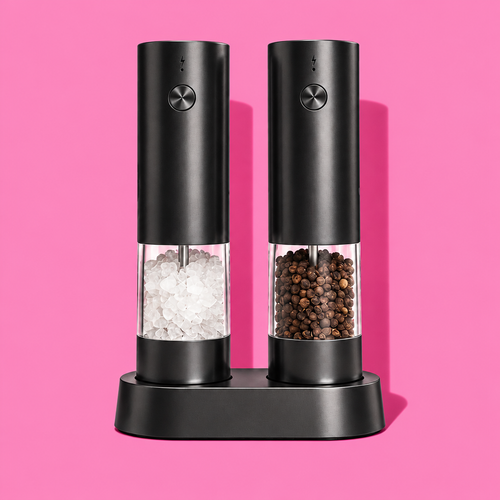 Salt & Pepper Set with Stand