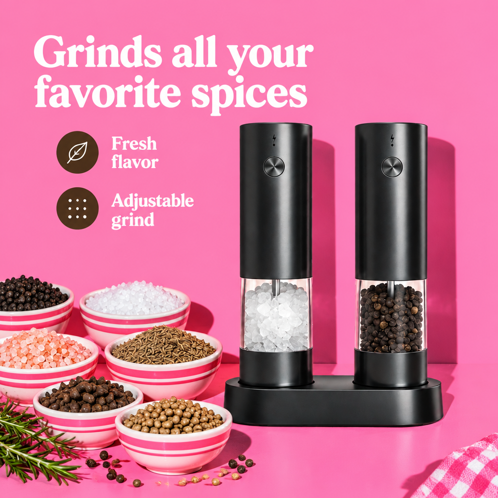 Grinds all your favorite dry spices